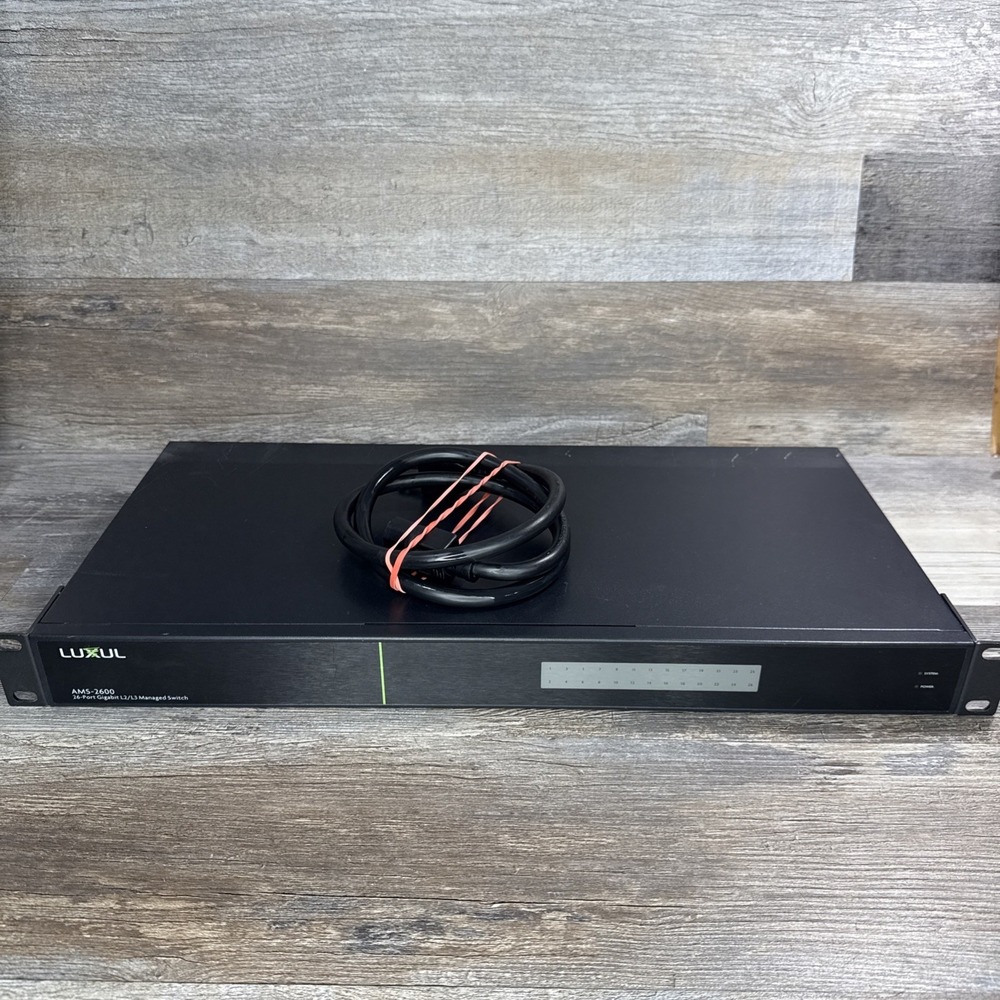 Luxul AMS-2600 26-Port Gigabit L2/3 Managed Switch